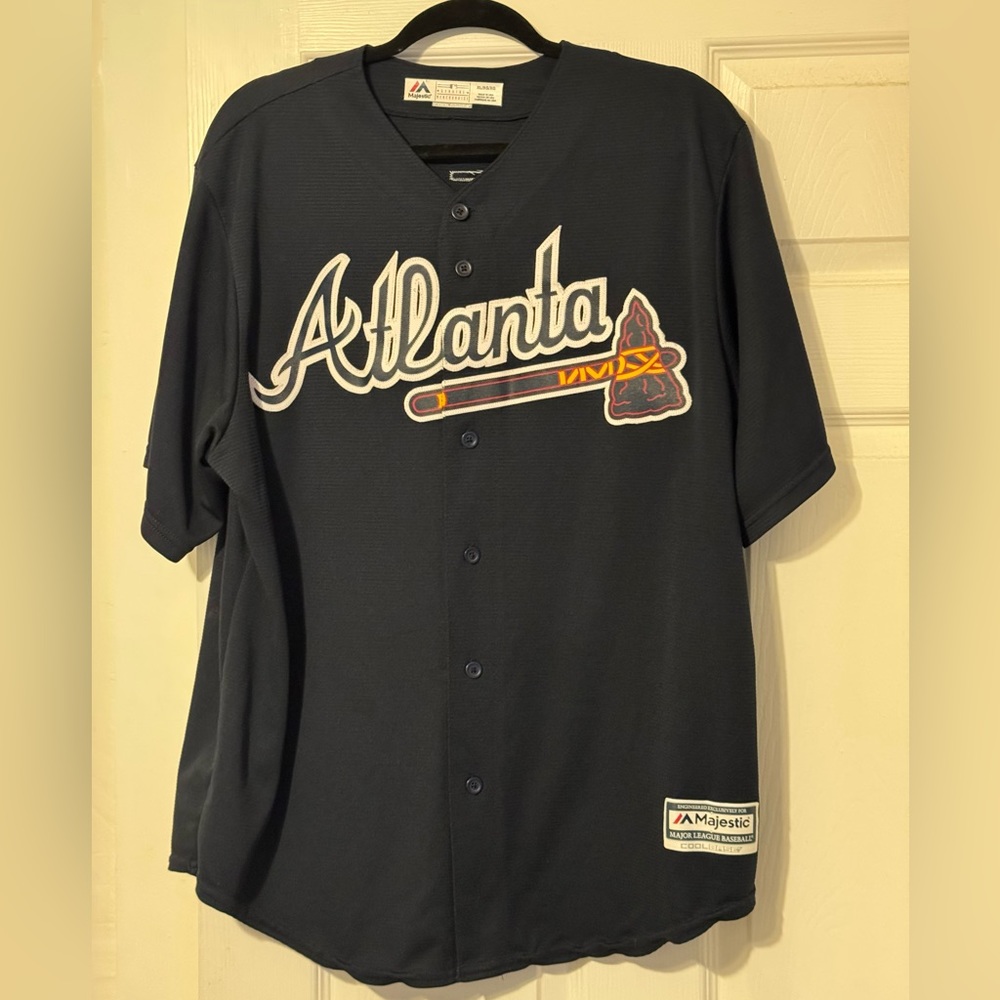 ATLANTA BRAVES #5 FREDDIE FREEMAN MAJESTIC JERSEY